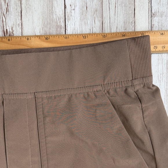 Athleta Brooklyn Mid Rise Ankle Utility Pant sz 6 Pyrite Brown Pockets Light - Picture 12 of 15